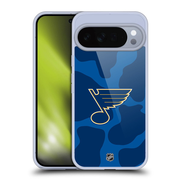 NHL St Louis Blues Cow Pattern Soft Gel Case for Google Pixel 10 Pro XL