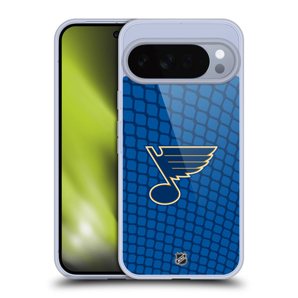 NHL St Louis Blues Net Pattern Soft Gel Case for Google Pixel 10 Pro XL
