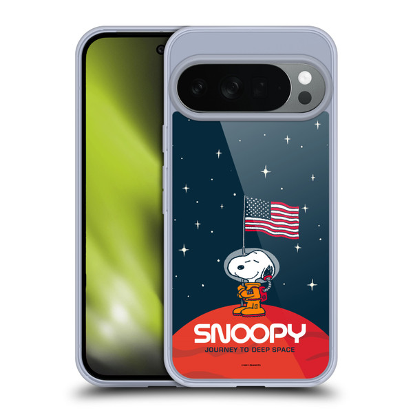 Peanuts Secrets Of Apollo 10 Flag Soft Gel Case for Google Pixel 10