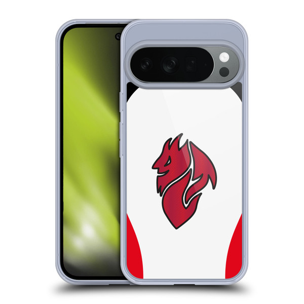 AC Milan 2025/26 Crest Kit Away Soft Gel Case for Google Pixel 10