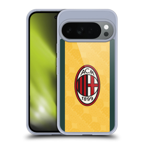 AC Milan 2025/26 Crest Kit Third Soft Gel Case for Google Pixel 10