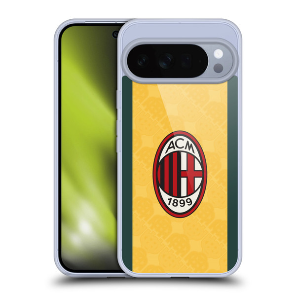 AC Milan 2025/26 Crest Kit Third Soft Gel Case for Google Pixel 10 Pro XL