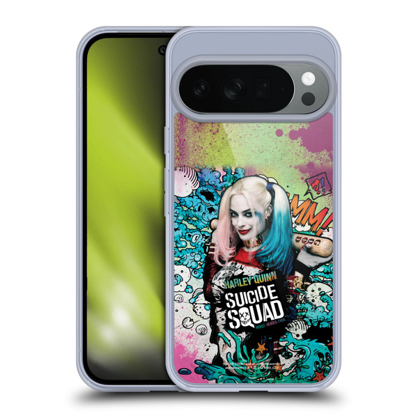 Suicide Squad 2016 Graphics Harley Quinn Poster Soft Gel Case for Google Pixel 10