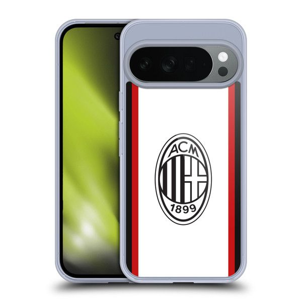 AC Milan 2024/25 Crest Kit Away Soft Gel Case for Google Pixel 10