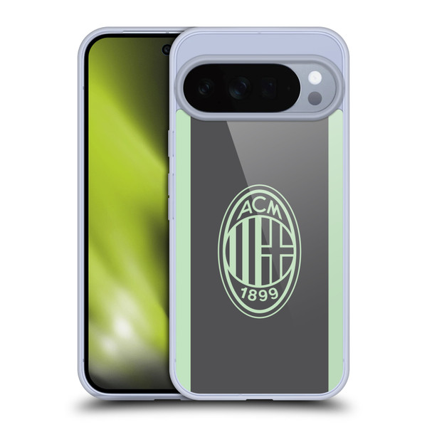 AC Milan 2024/25 Crest Kit Third Soft Gel Case for Google Pixel 10 Pro XL