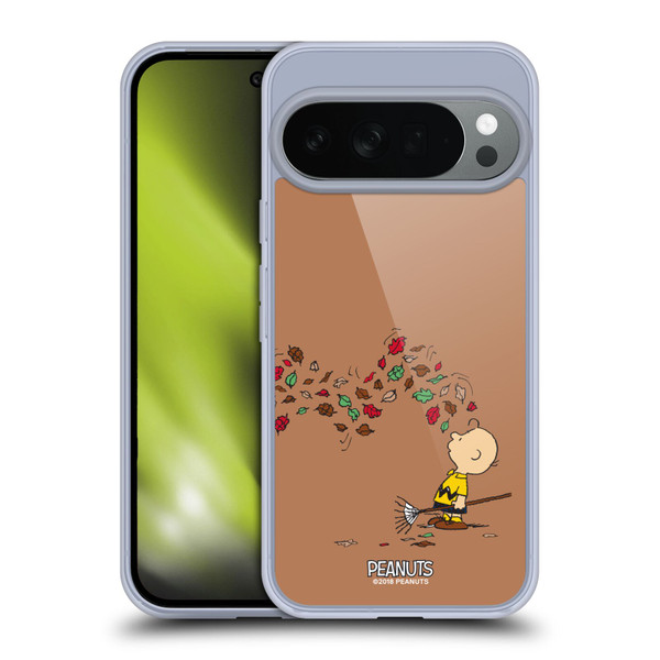 Peanuts Charlie Brown Autumn Soft Gel Case for Google Pixel 10