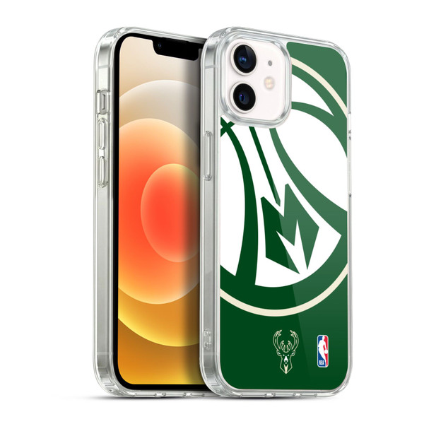 NBA Milwaukee Bucks Oversized Soft Gel Case for Apple iPhone 12 / iPhone 12 Pro & MagSafe
