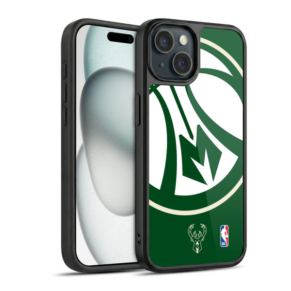 NBA Milwaukee Bucks Oversized Gel Armour Case For Apple iPhone 15