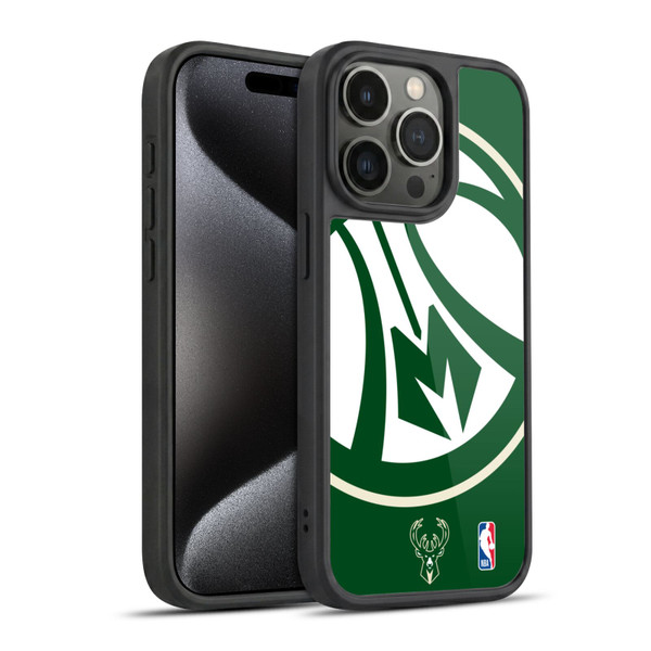 NBA Milwaukee Bucks Oversized Gel Armour Case For Apple iPhone 15 Pro