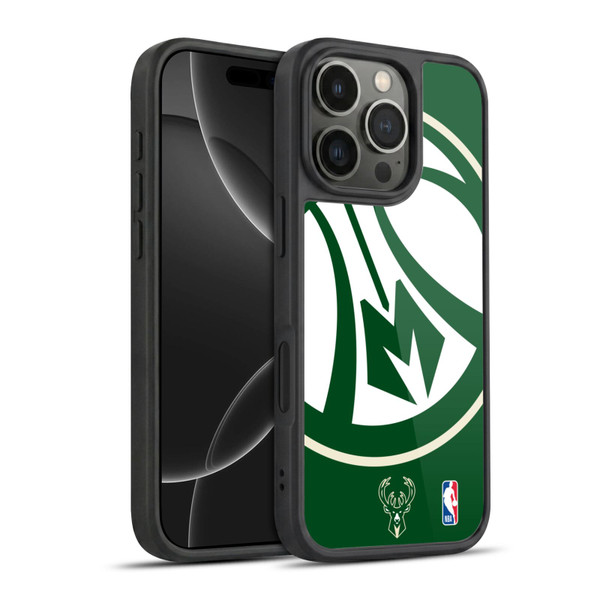 NBA Milwaukee Bucks Oversized Gel Armour Case For Apple iPhone 16 Pro
