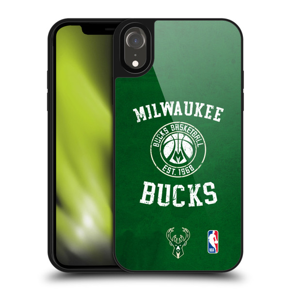 NBA Milwaukee Bucks Distressed Gel Armour Case For Apple iPhone XR