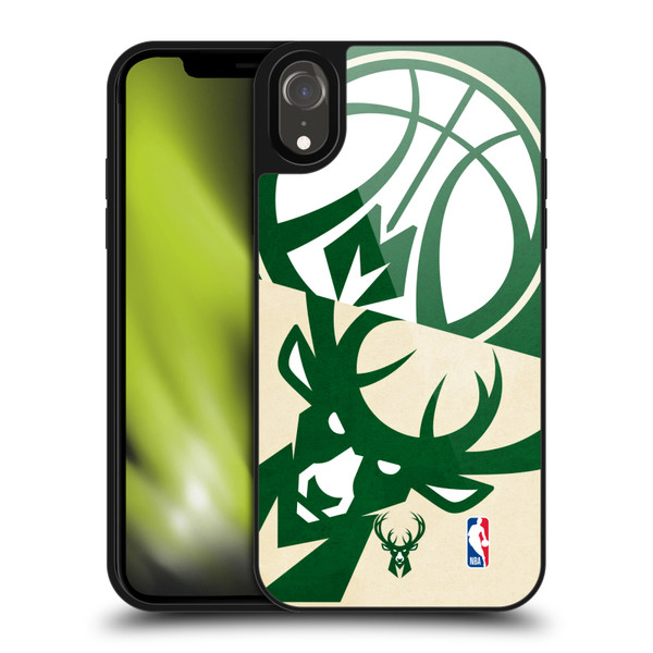 NBA Milwaukee Bucks Half Oversized Gel Armour Case For Apple iPhone XR