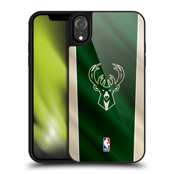 NBA Milwaukee Bucks Vertical Banner Gel Armour Case For Apple iPhone XR
