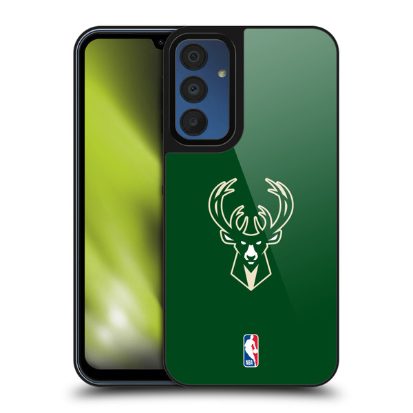 NBA Milwaukee Bucks Plain Gel Armour Case For Samsung Galaxy A15