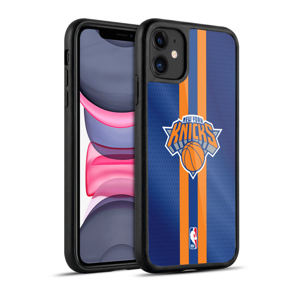 NBA New York Knicks Stripes Gel Armour Case For Apple iPhone 11