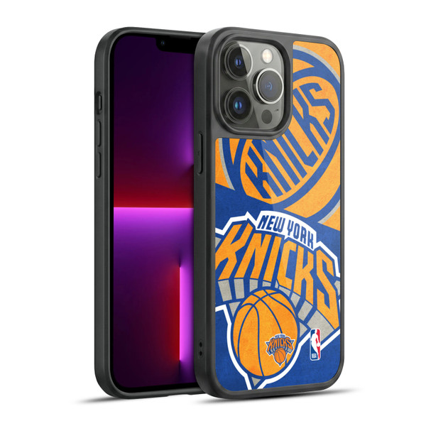 NBA New York Knicks Half Oversized Gel Armour Case For Apple iPhone 13 Pro Max