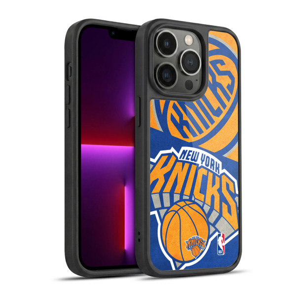 NBA New York Knicks Half Oversized Gel Armour Case For Apple iPhone 13 Pro