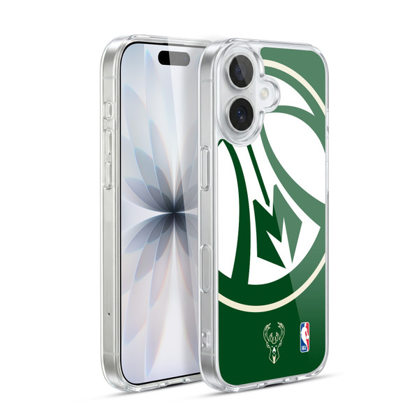 NBA Milwaukee Bucks Oversized Soft Gel Case for Apple iPhone 17