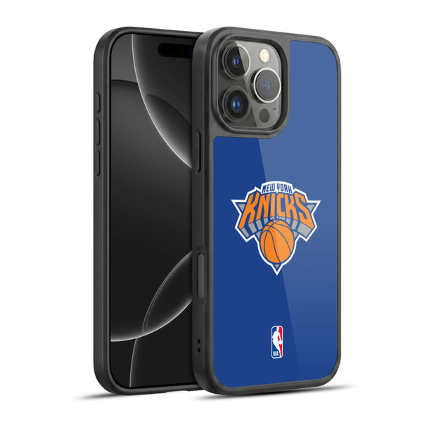 NBA New York Knicks Plain Gel Armour Case For Apple iPhone 16 Pro Max