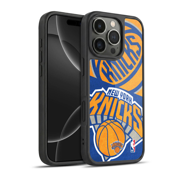 NBA New York Knicks Half Oversized Gel Armour Case For Apple iPhone 16 Pro