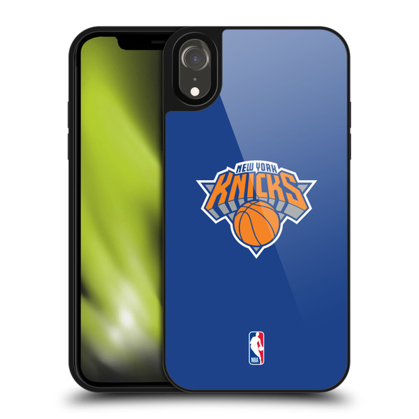 NBA New York Knicks Plain Gel Armour Case For Apple iPhone XR