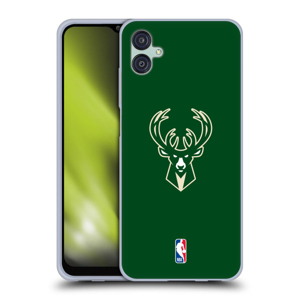 NBA Milwaukee Bucks Plain Soft Gel Case for Samsung Galaxy M04 5G / A04e