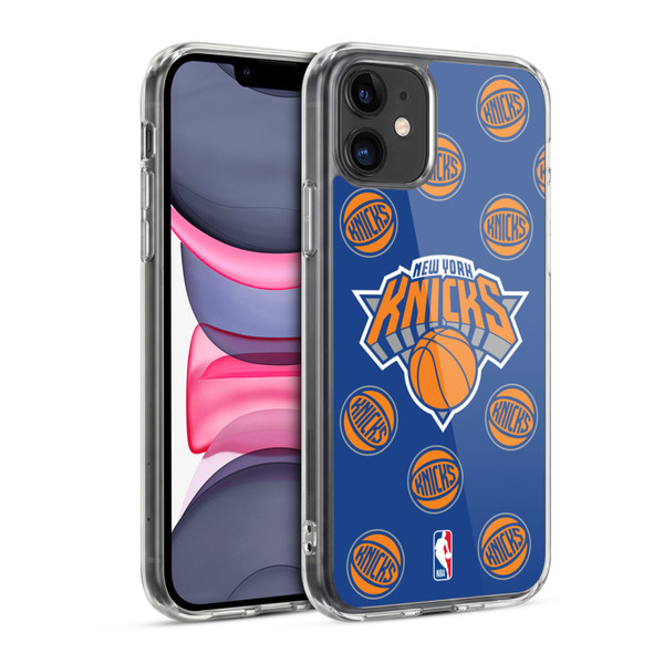 NBA New York Knicks Patterns Soft Gel Case for Apple iPhone 11