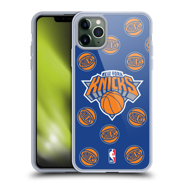 NBA New York Knicks Patterns Soft Gel Case for Apple iPhone 11 Pro Max & MagSafe