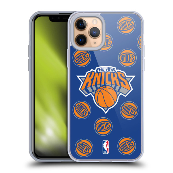 NBA New York Knicks Patterns Soft Gel Case for Apple iPhone 11 Pro & MagSafe
