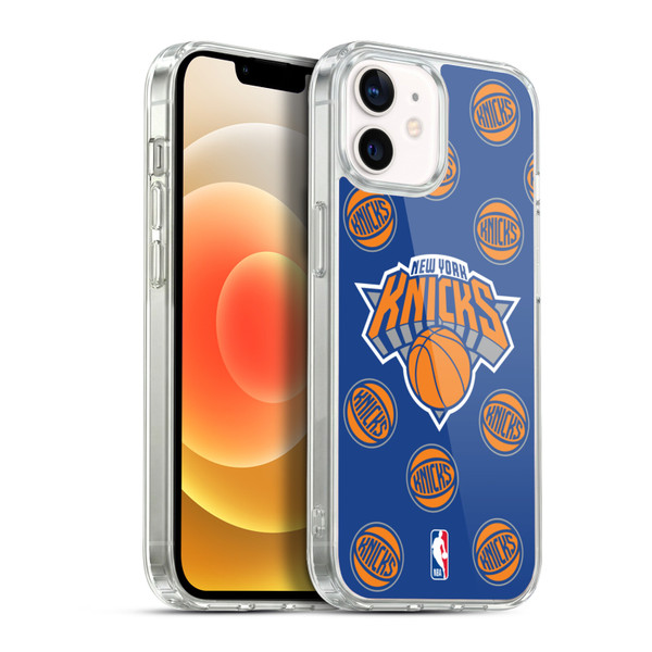 NBA New York Knicks Patterns Soft Gel Case for Apple iPhone 12 / iPhone 12 Pro & MagSafe
