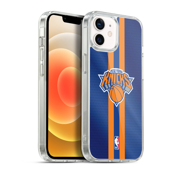 NBA New York Knicks Stripes Soft Gel Case for Apple iPhone 12 / iPhone 12 Pro & MagSafe