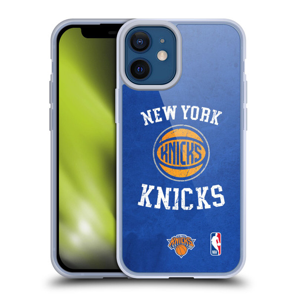 NBA New York Knicks Distressed Soft Gel Case for Apple iPhone 12 Mini & MagSafe