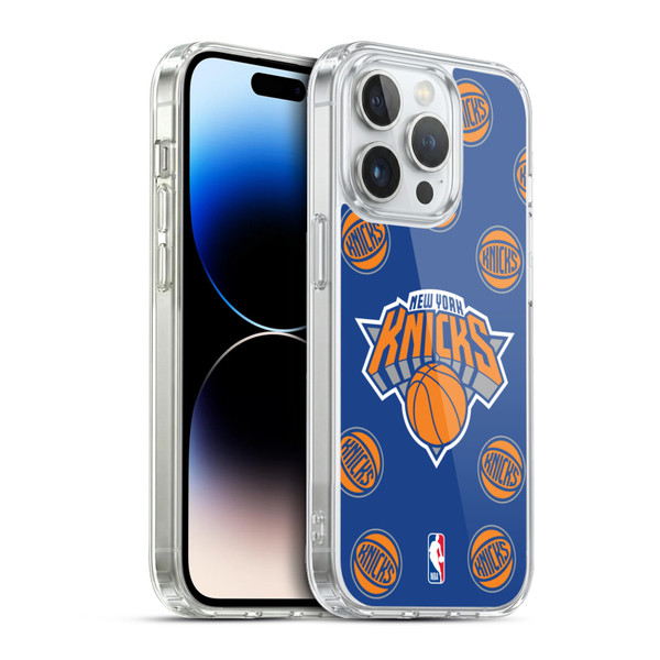 NBA New York Knicks Patterns Soft Gel Case for Apple iPhone 13 Pro & MagSafe