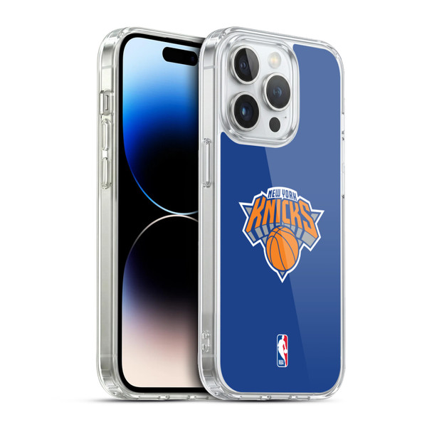 NBA New York Knicks Plain Soft Gel Case for Apple iPhone 13 Pro & MagSafe