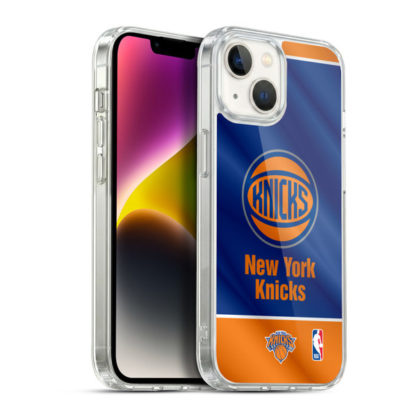 NBA New York Knicks Horizontal Banner Soft Gel Case for Apple iPhone 14