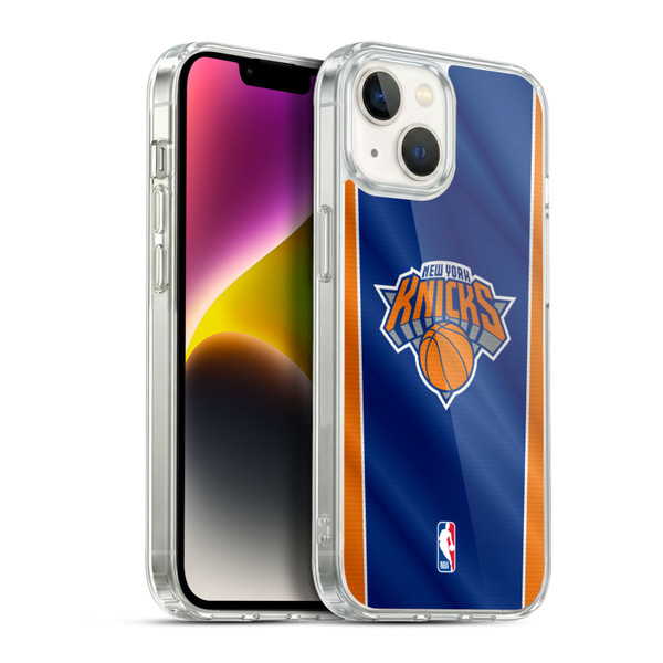 NBA New York Knicks Vertical Banner Soft Gel Case for Apple iPhone 14