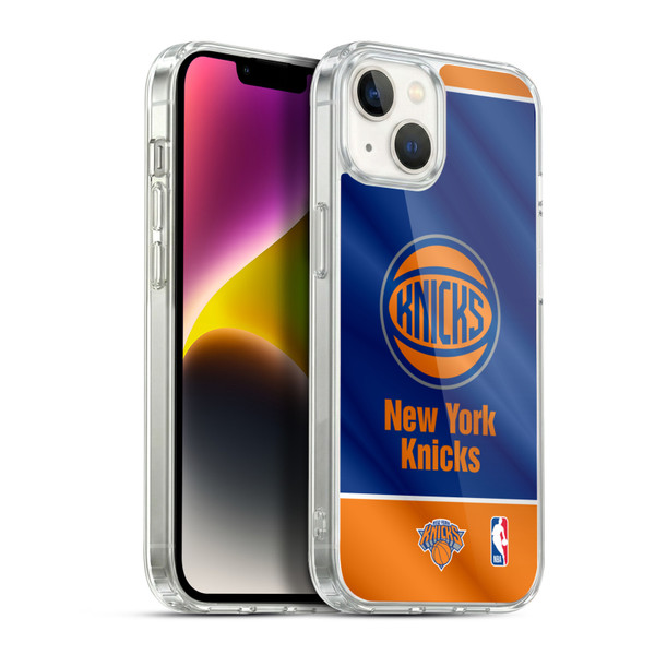 NBA New York Knicks Horizontal Banner Soft Gel Case for Apple iPhone 14 Plus & MagSafe