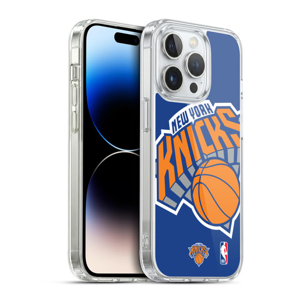 NBA New York Knicks Oversized Soft Gel Case for Apple iPhone 14 Pro & MagSafe