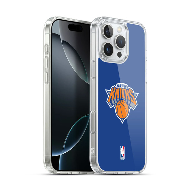 NBA New York Knicks Plain Soft Gel Case for Apple iPhone 16 Pro Max & MagSafe