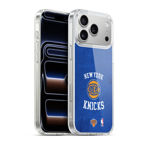 NBA New York Knicks Distressed Soft Gel Case for Apple iPhone 17 Pro Max