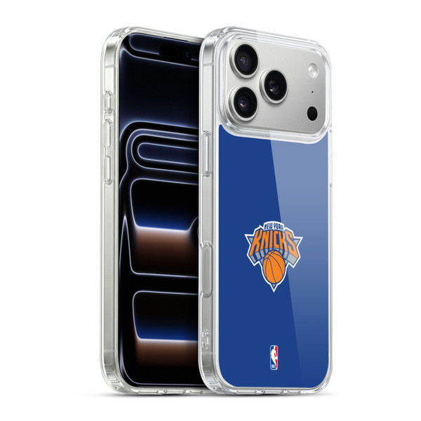NBA New York Knicks Plain Soft Gel Case for Apple iPhone 17 Pro Max