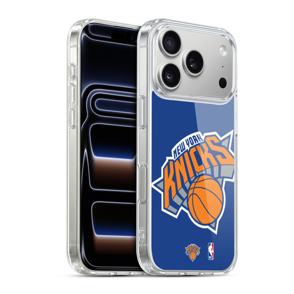 NBA New York Knicks Oversized Soft Gel Case for Apple iPhone 17 Pro