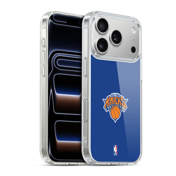 NBA New York Knicks Plain Soft Gel Case for Apple iPhone 17 Pro