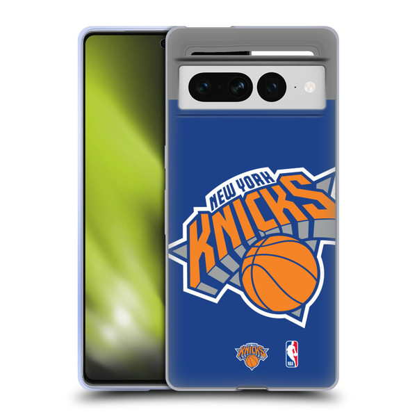 NBA New York Knicks Oversized Soft Gel Case for Google Pixel 7 Pro