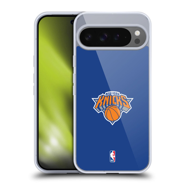 NBA New York Knicks Plain Soft Gel Case for Google Pixel 9 Pro XL
