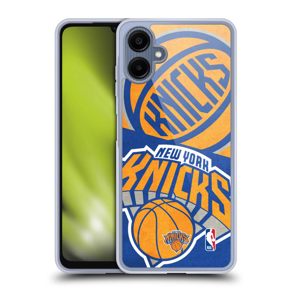 NBA New York Knicks Half Oversized Soft Gel Case for Samsung Galaxy A06 4G / 5G