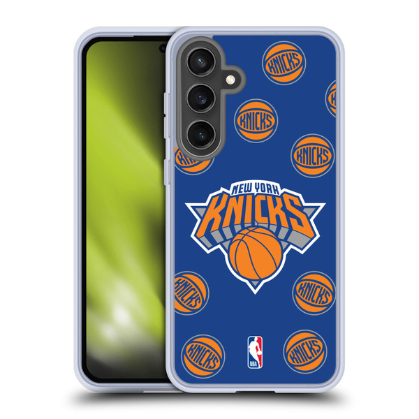 NBA New York Knicks Patterns Soft Gel Case for Samsung Galaxy S24 FE & MagSafe