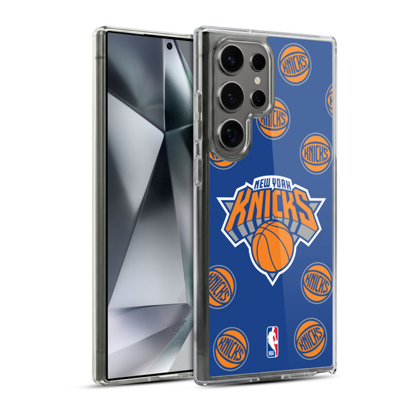 NBA New York Knicks Patterns Soft Gel Case for Samsung Galaxy S24 Ultra 5G & MagSafe