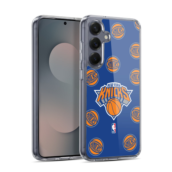 NBA New York Knicks Patterns Soft Gel Case for Samsung Galaxy S25 & MagSafe