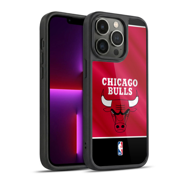 NBA Chicago Bulls Horizontal Banner Gel Armour Case For Apple iPhone 13 Pro